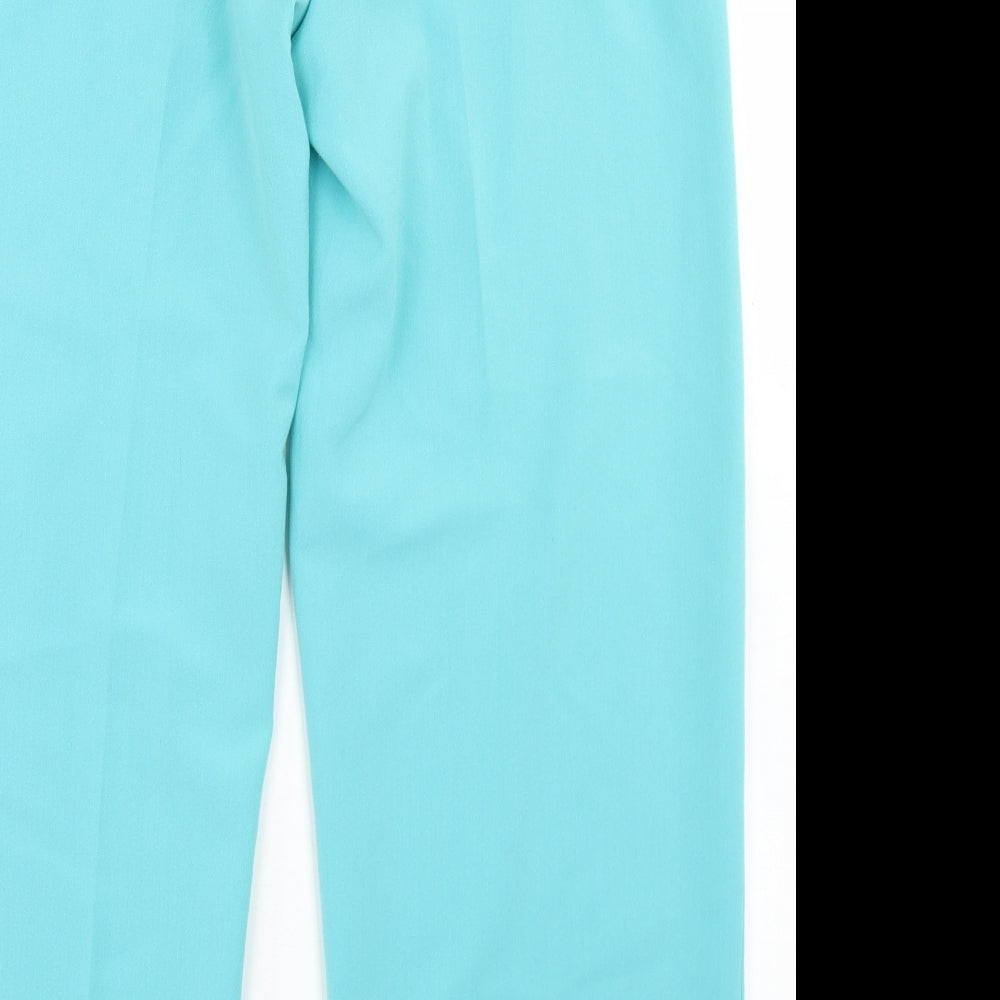 Womens UK Size 14 Gerard Regular Fit Dress Pants Blue Trousers
