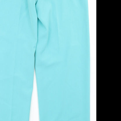 Womens UK Size 14 Gerard Regular Fit Dress Pants Blue Trousers