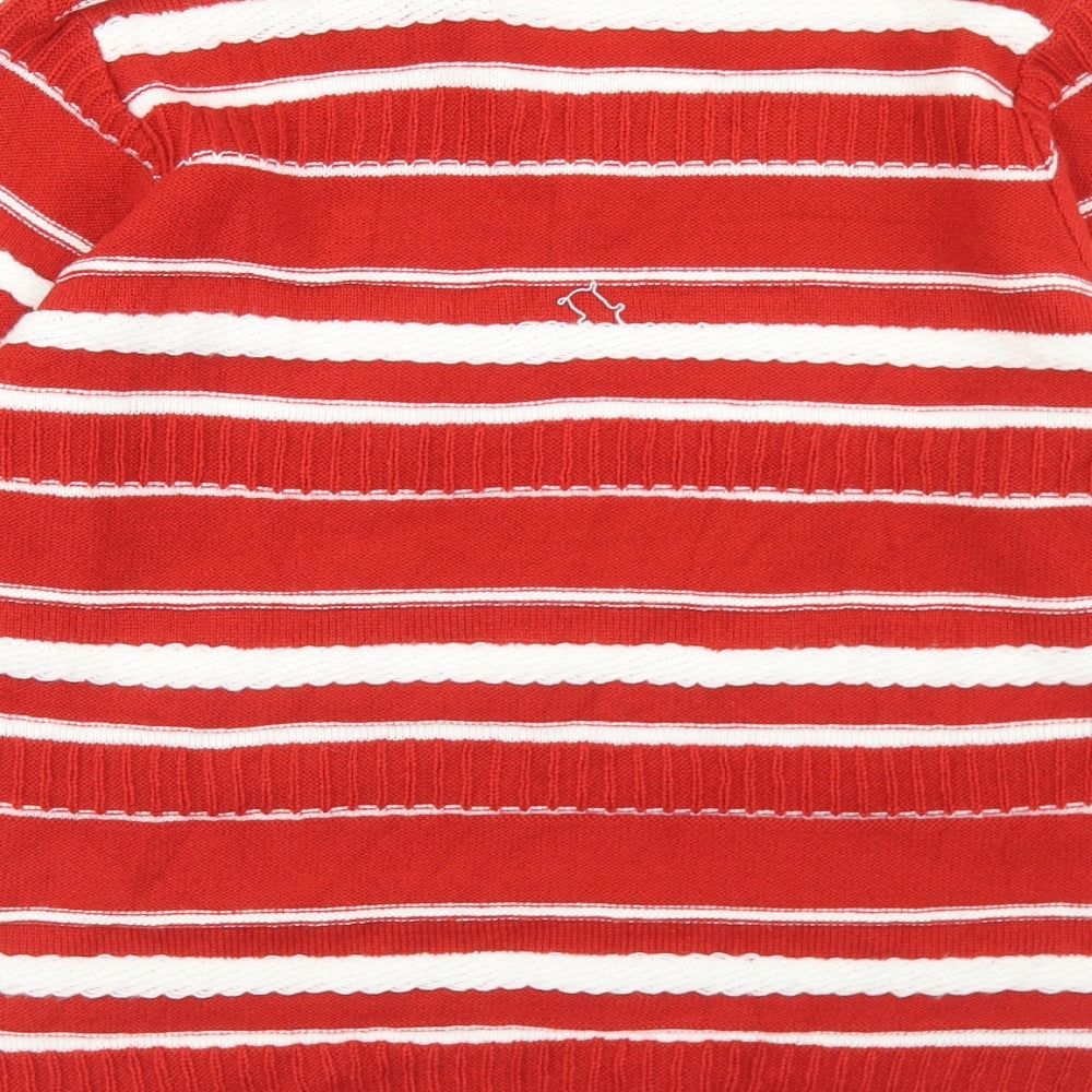 Womens UK Size L Isle Essentials Red Pullover Jumper