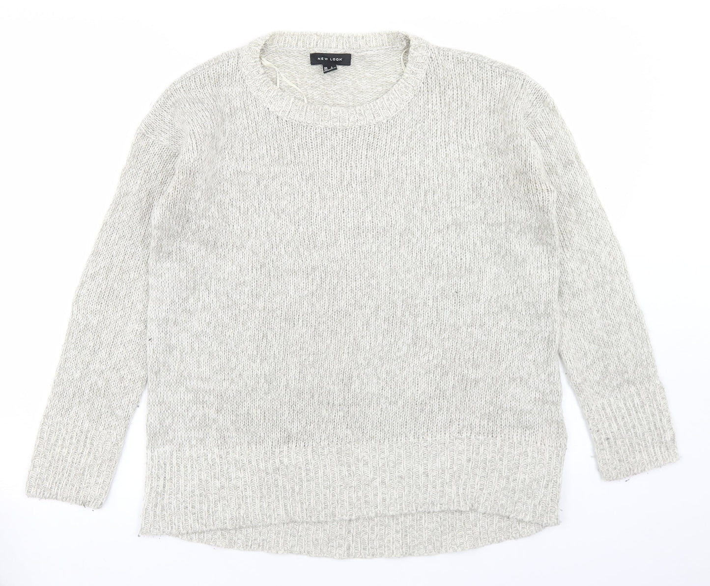 Womens UK Size S New Look Beige Pullover Jumper