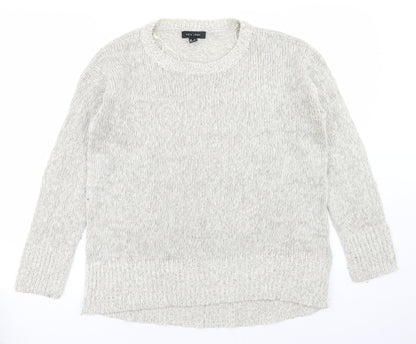 Womens UK Size S New Look Beige Pullover Jumper