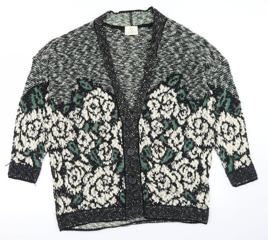 Womens UK Size M Pins & Needles Multicoloured Cardigan Jumper