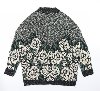 Womens UK Size M Pins & Needles Multicoloured Cardigan Jumper