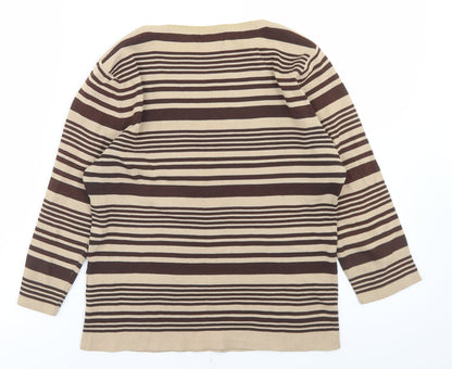 Womens UK Size S Bonmarché Beige Pullover Jumper