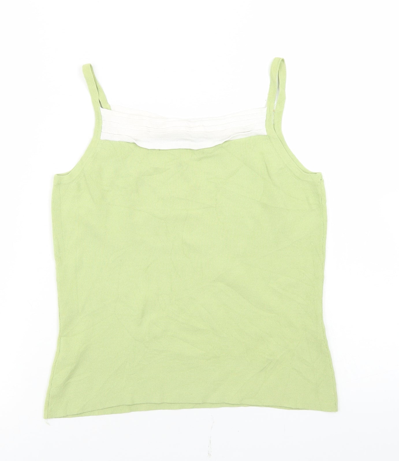 Womens UK Size 12 CMD Green Camisole T-Shirt