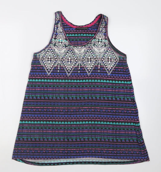 Womens UK Size 6 Atmosphere Multicoloured Basic Tank