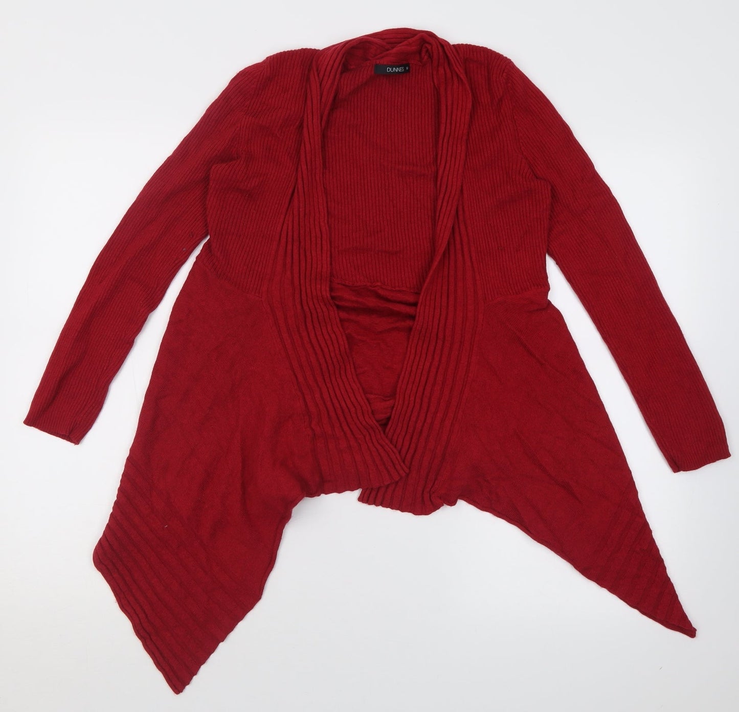 Womens UK Size M Dunnes Stores Red Cardigan Jumper