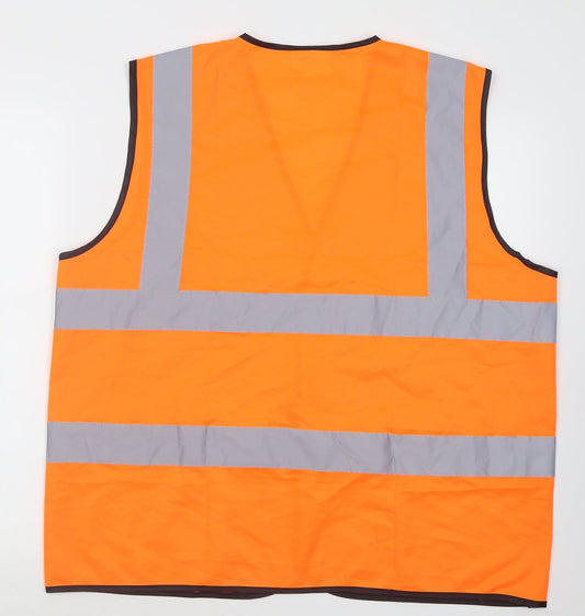 Mens UK Size XL Uneek Orange Jacket