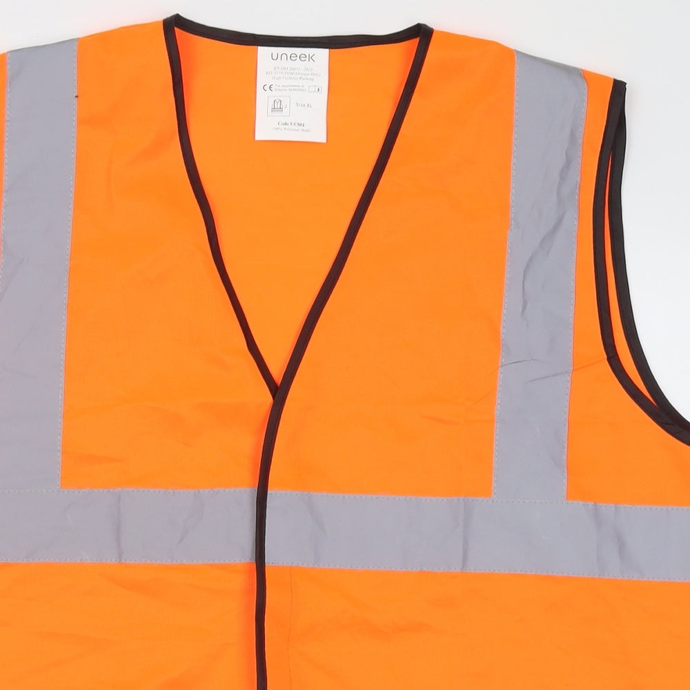 Mens UK Size XL Uneek Orange Jacket