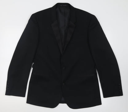 Mens UK Size 40 Taylor & Wright Regular Black Suit Jacket