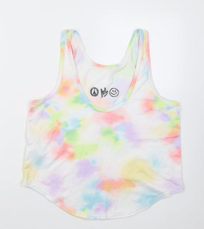 Womens UK Size M Gilly Hicks Multicoloured Basic Tank