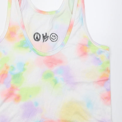 Womens UK Size M Gilly Hicks Multicoloured Basic Tank