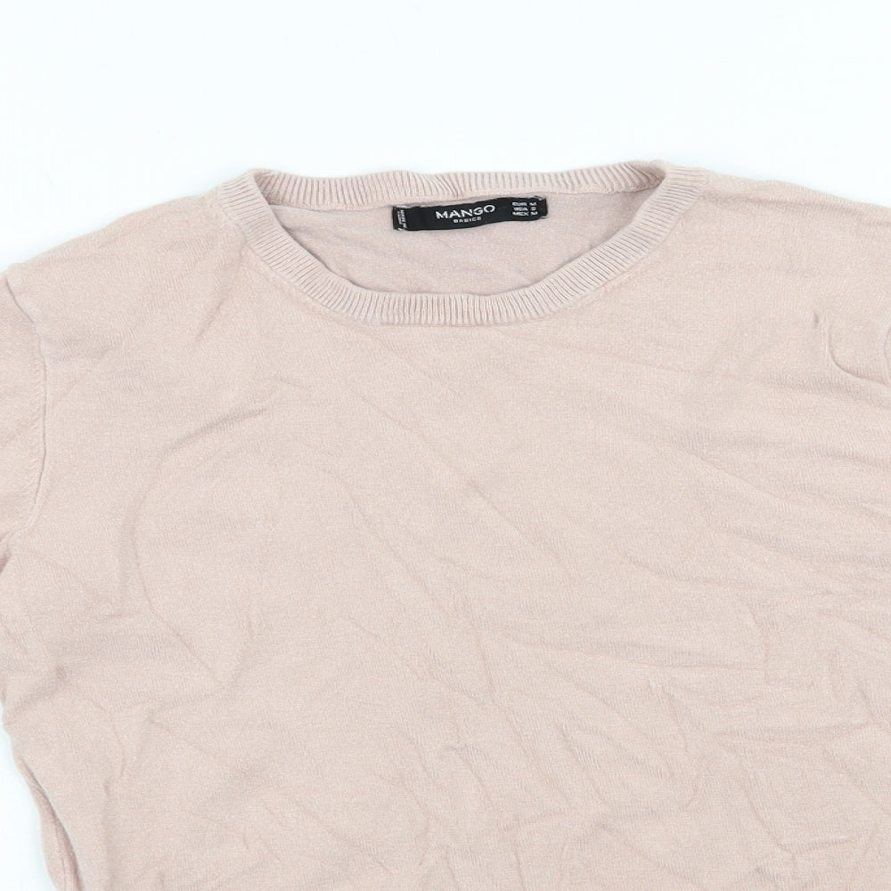 Womens UK Size 8 Mango Pink Pullover Jumper