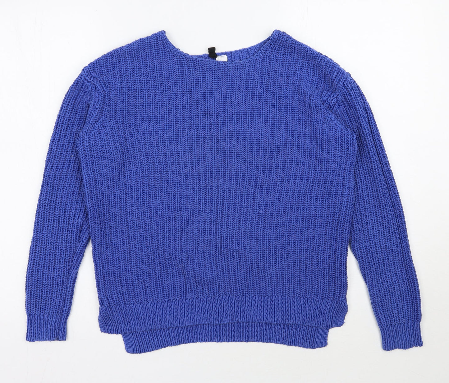 Womens UK Size 6 H&M Blue Pullover Jumper