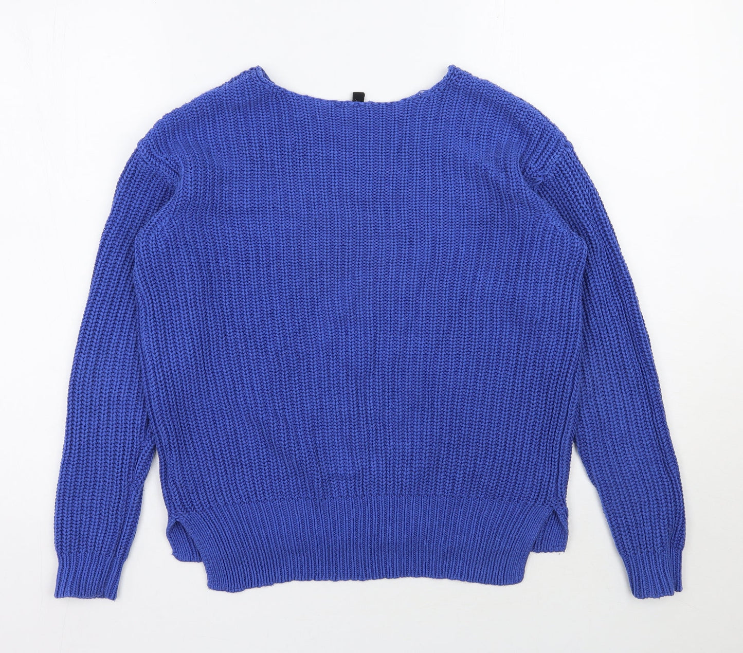 Womens UK Size 6 H&M Blue Pullover Jumper
