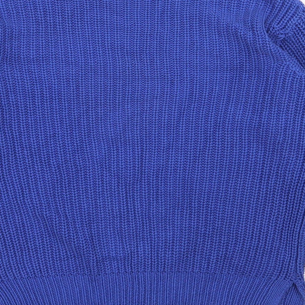 Womens UK Size 6 H&M Blue Pullover Jumper