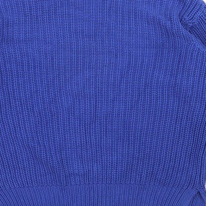 Womens UK Size 6 H&M Blue Pullover Jumper