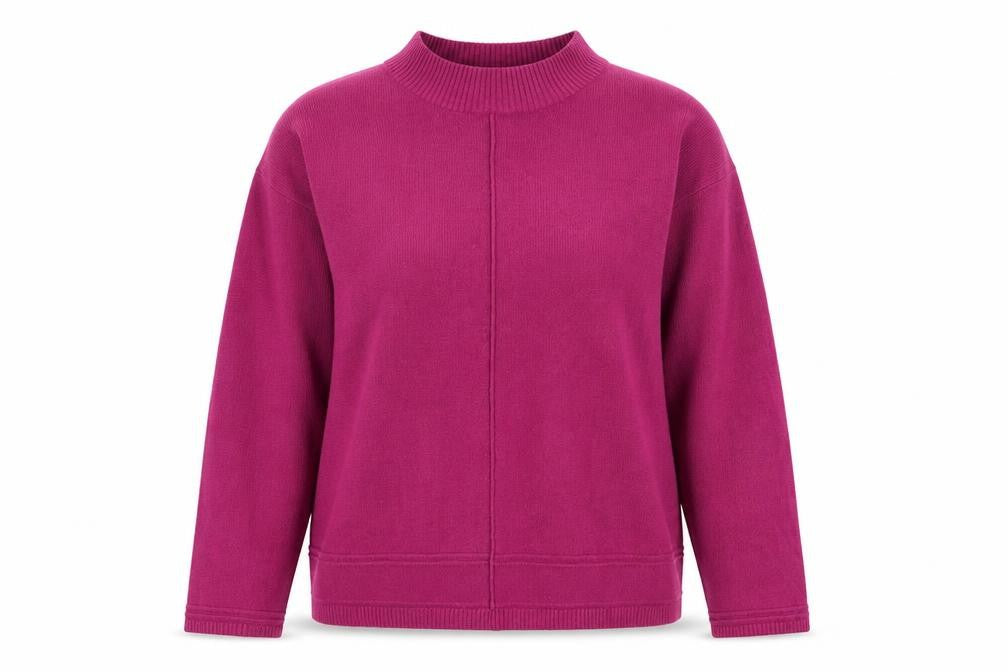 Womens UK Size M Vida Vi Pink Pullover Jumper
