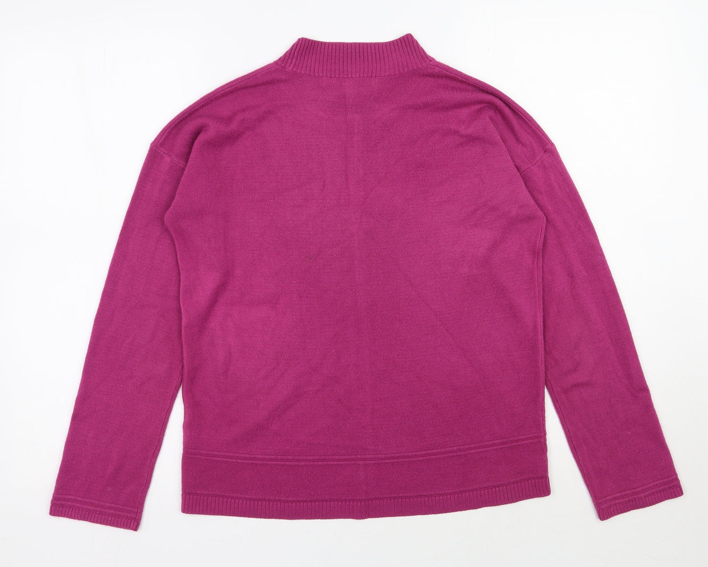 Womens UK Size M Vida Vi Pink Pullover Jumper
