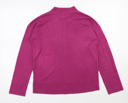 Womens UK Size M Vida Vi Pink Pullover Jumper