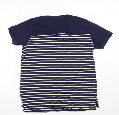 Womens UK Size M JoJo Maman Bébé Blue Basic T-Shirt