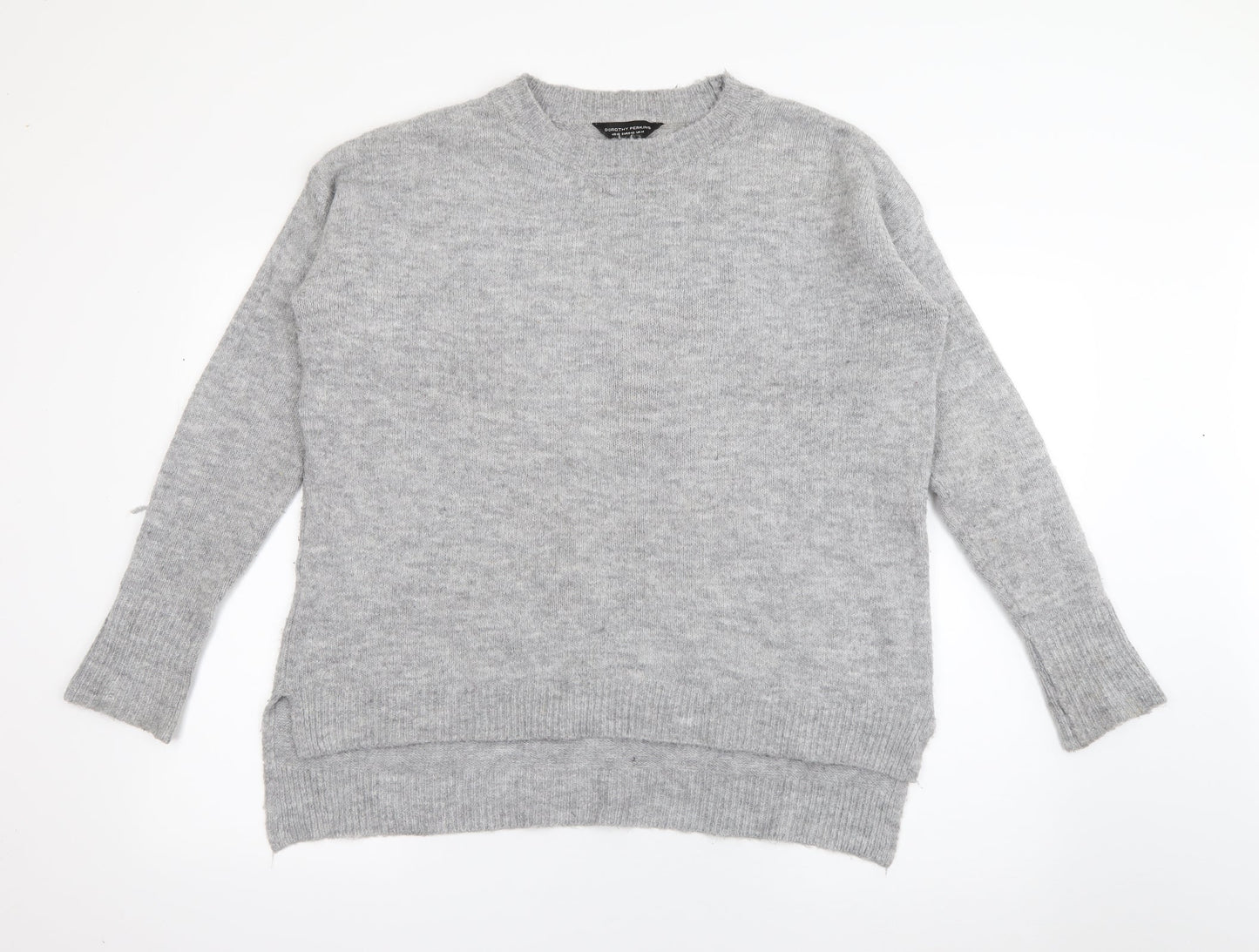Womens UK Size 14 Dorothy Perkins Grey Pullover Jumper