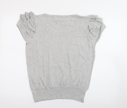 Womens UK Size 16 Internacionale Grey Pullover Jumper
