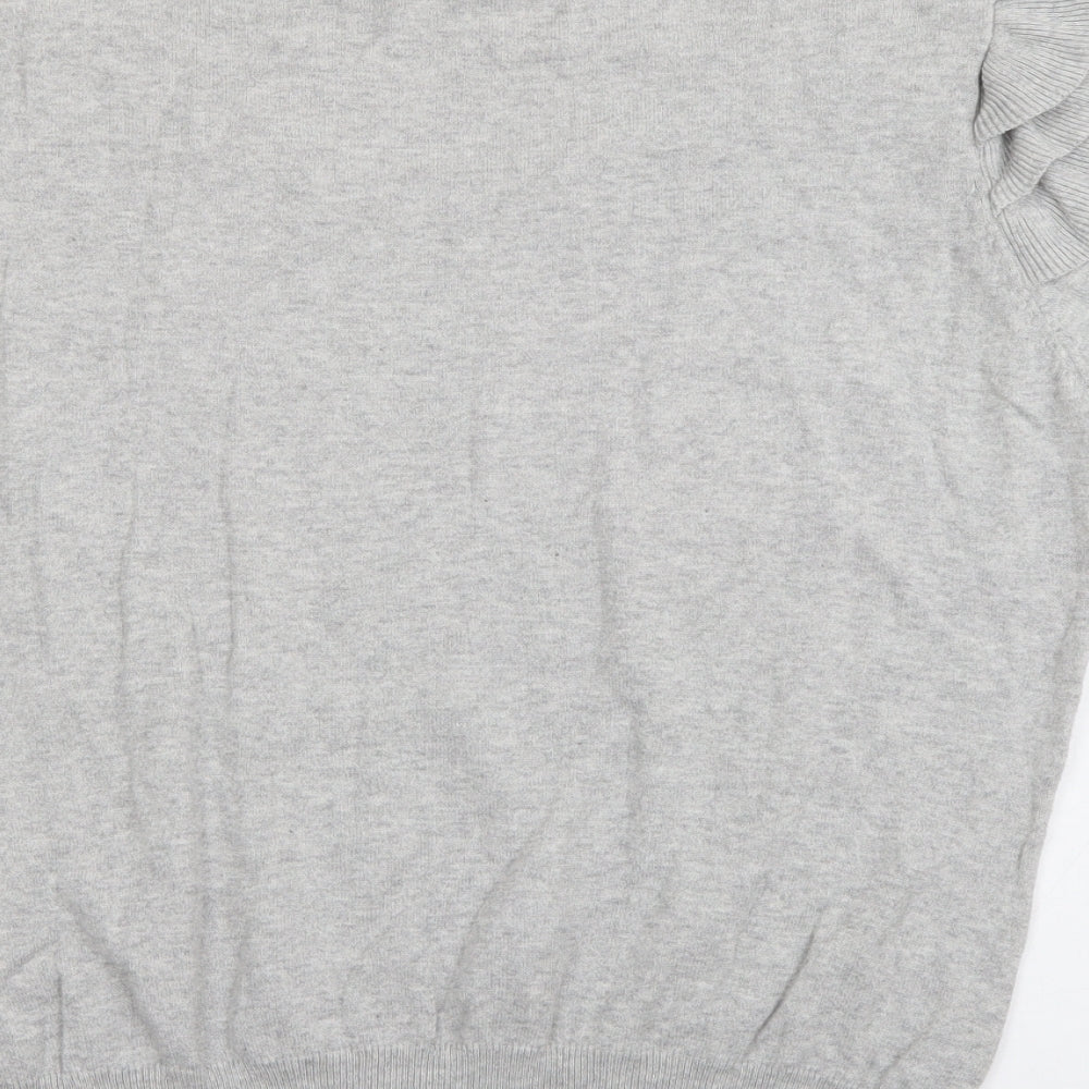 Womens UK Size 16 Internacionale Grey Pullover Jumper