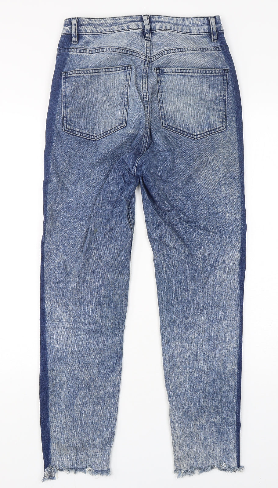 ASOS Womens Blue  Cotton Skinny Jeans Size 28 in L28 in Regular Button