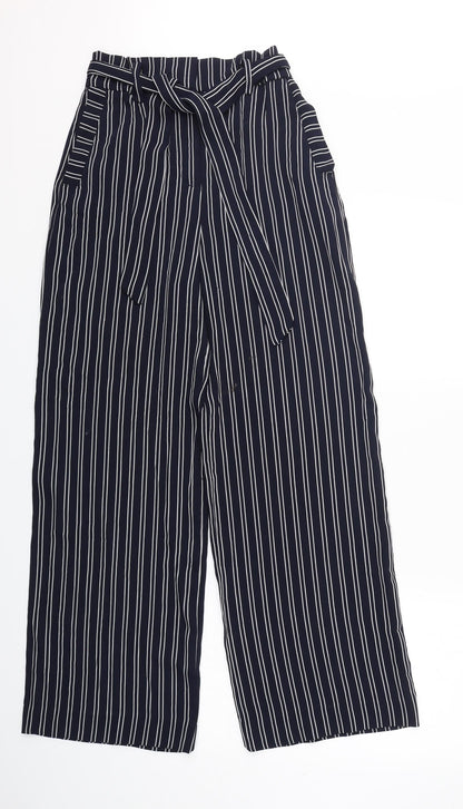 Womens UK Size 6 H&M Regular Fit  Blue Trousers