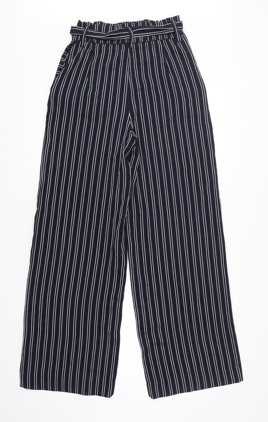 Womens UK Size 6 H&M Regular Fit  Blue Trousers