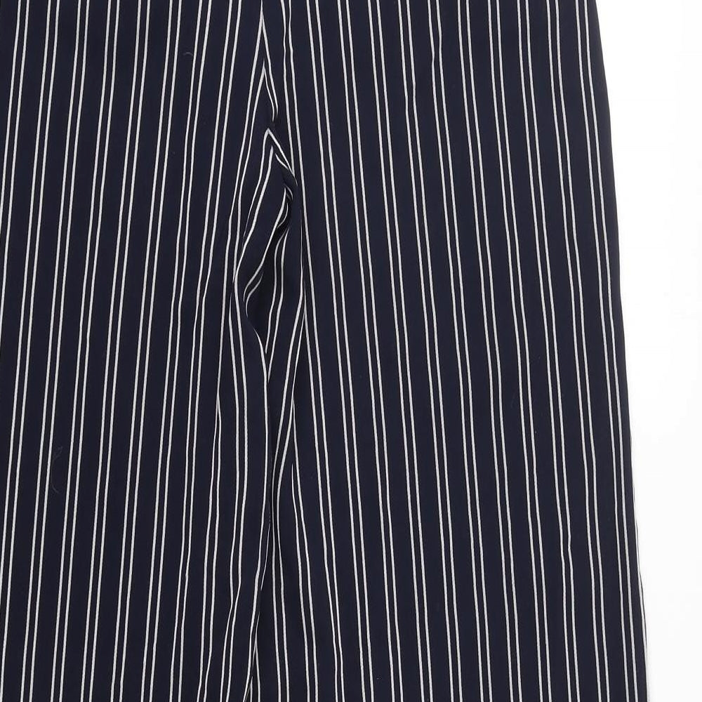 Womens UK Size 6 H&M Regular Fit  Blue Trousers