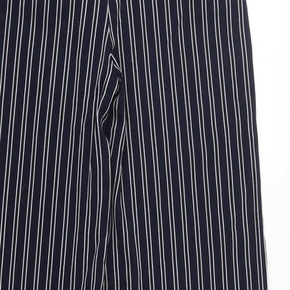 Womens UK Size 6 H&M Regular Fit  Blue Trousers
