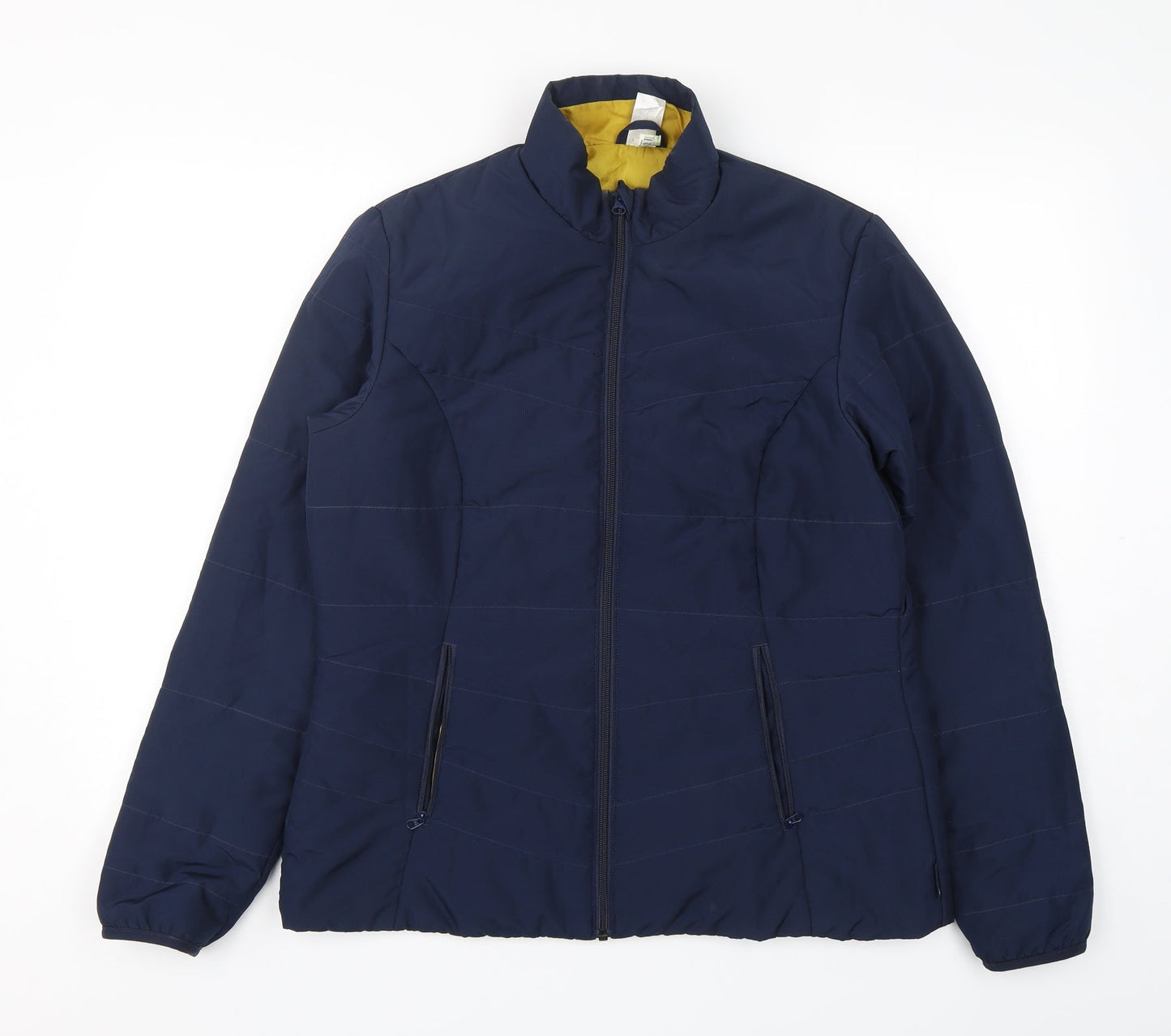 Womens UK Size L Decathlon Blue Puffer Jacket