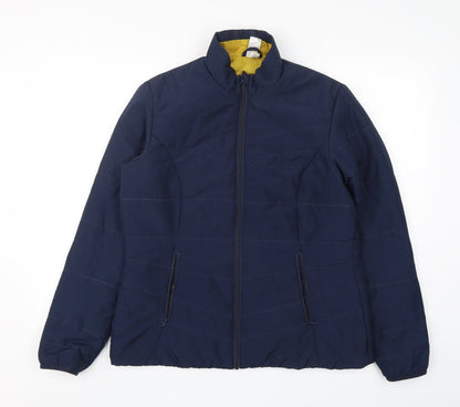 Womens UK Size L Decathlon Blue Puffer Jacket