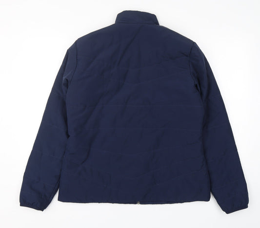 Womens UK Size L Decathlon Blue Puffer Jacket