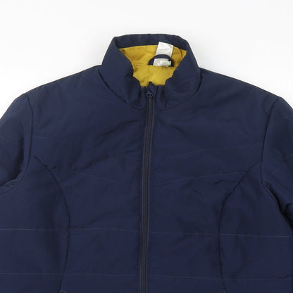 Womens UK Size L Decathlon Blue Puffer Jacket