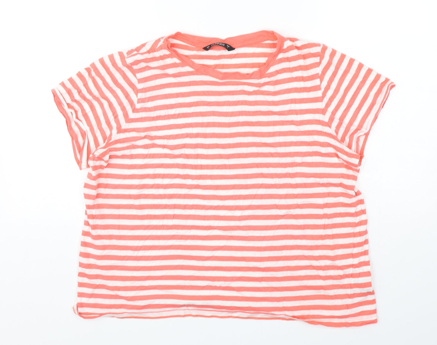 Womens UK Size L Dunnes Stores Multicoloured Basic T-Shirt