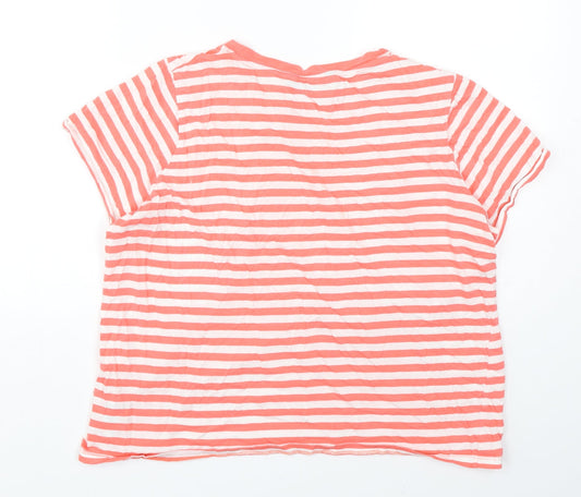 Womens UK Size L Dunnes Stores Multicoloured Basic T-Shirt