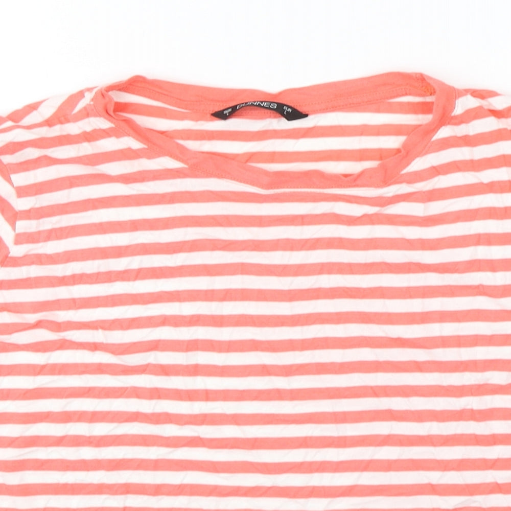 Womens UK Size L Dunnes Stores Multicoloured Basic T-Shirt