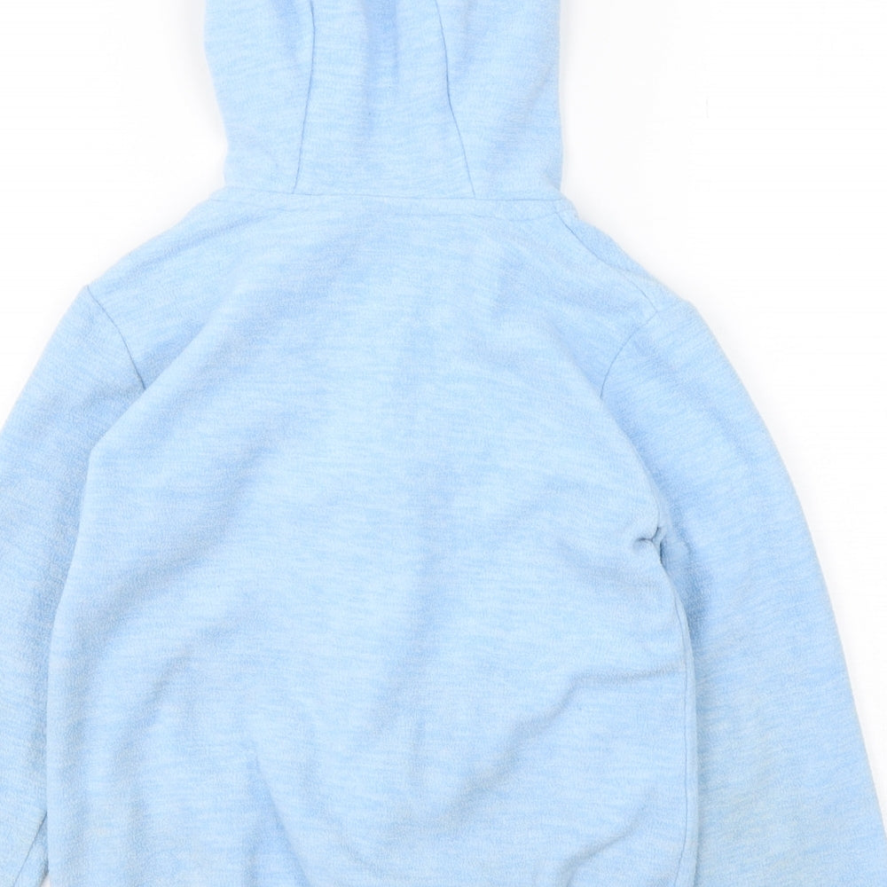 Dunnes Stores Boys Blue  Polyester Full Zip Hoodie Size 6-7 Years  Zip