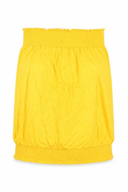 Womens UK Size 12 Studio Yellow Basic Tank