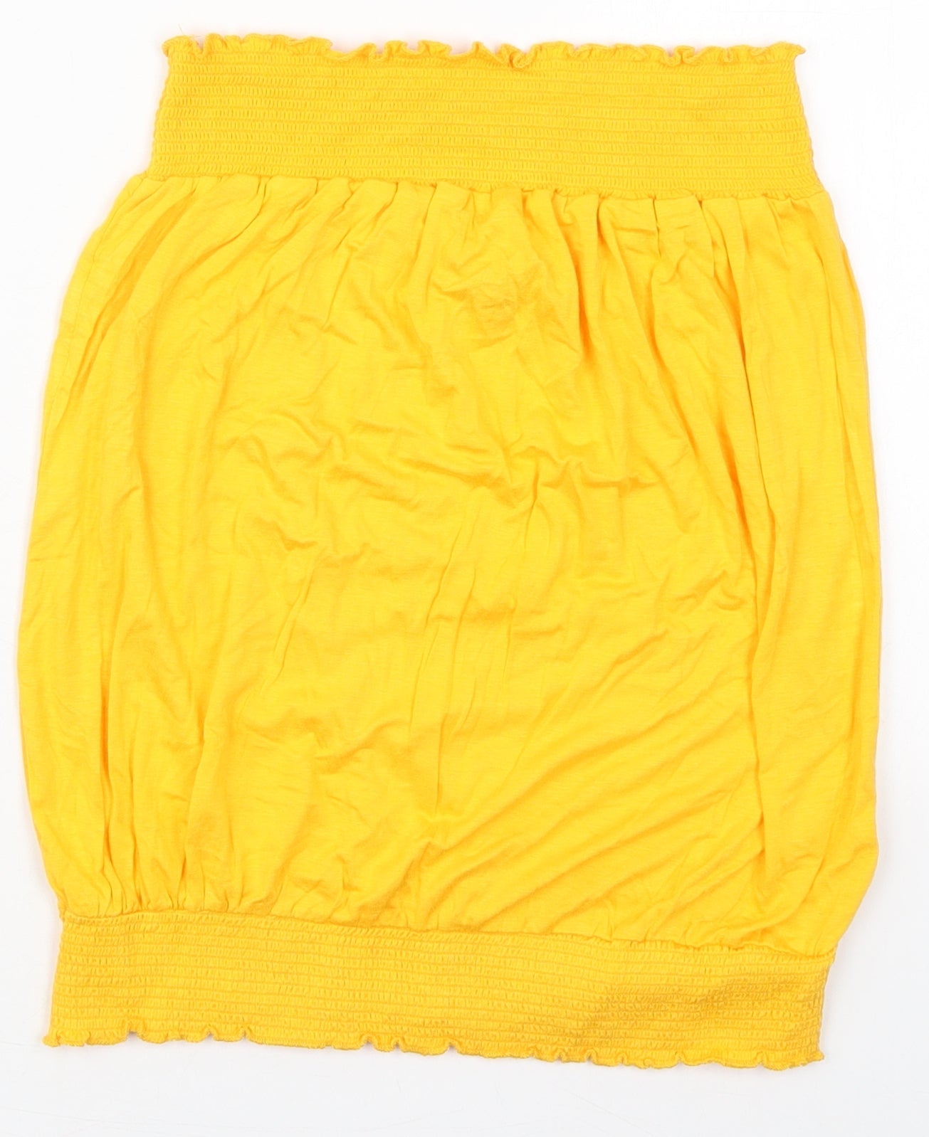 Womens UK Size 12 Studio Yellow Basic Tank