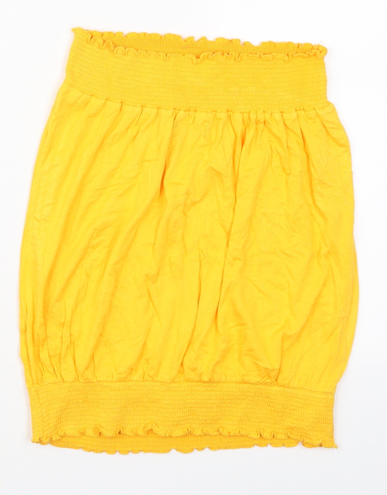 Womens UK Size 12 Studio Yellow Basic Tank