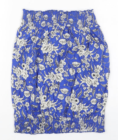 Womens UK Size 12 Studio Blue Basic Tank