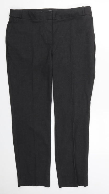Womens UK Size 35 in NEXT Regular Fit  Grey Trousers