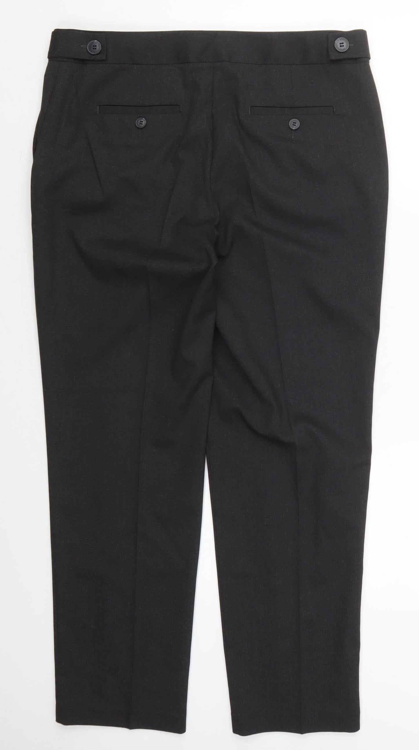 Womens UK Size 35 in NEXT Regular Fit  Grey Trousers