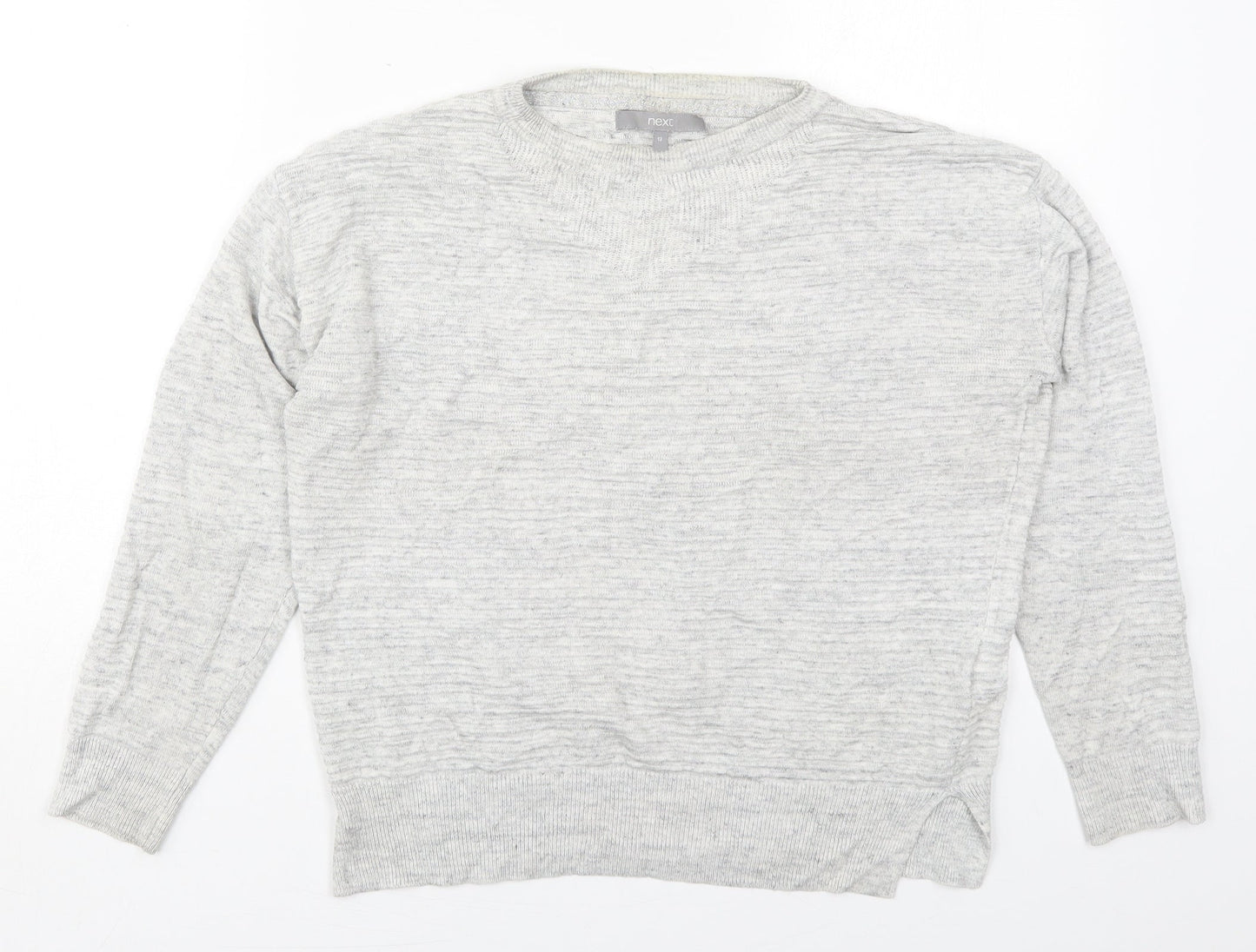 Womens UK Size 12 NEXT Grey Pullover Jumper