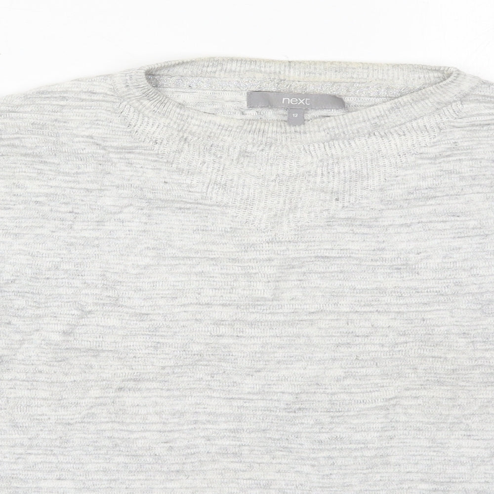Womens UK Size 12 NEXT Grey Pullover Jumper
