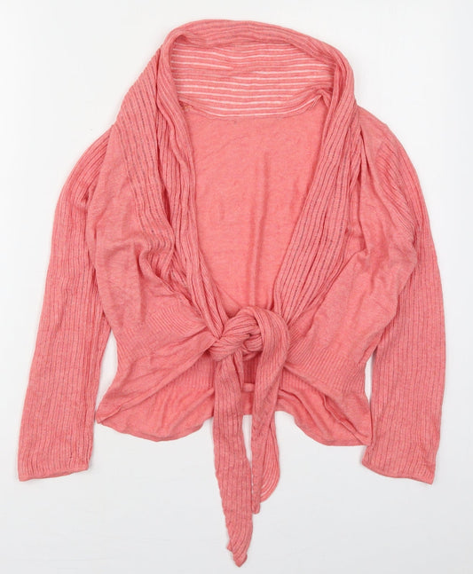Womens UK Size S Wallis Pink Cardigan Jumper